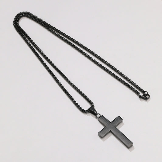 Stainless steel cross necklace